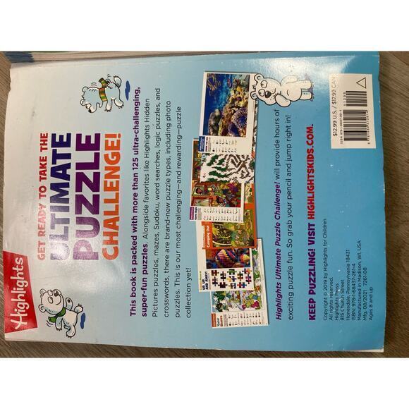 Ultimate Puzzle Challenge & 2nd Grade Workbook Bundle Highlights Kids Activities - Picture 6 of 12